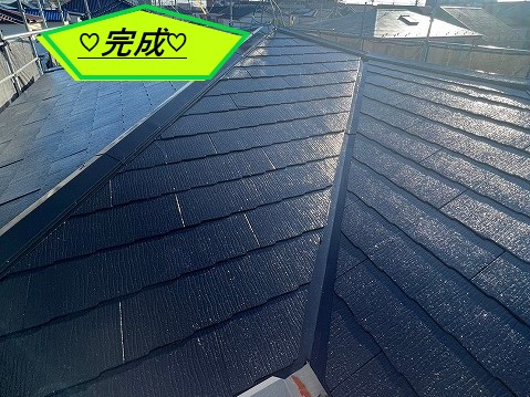 屋根塗装を実施　塗装の流れをご紹介