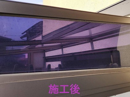 サンルーム屋根交換後