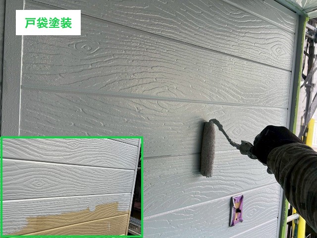 戸建て住宅の下屋根や付帯の塗装を実施しました♪