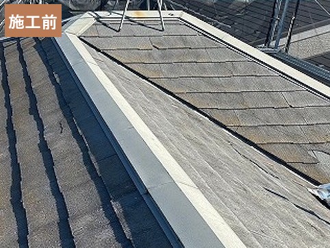 屋根カバー工法施工前写真