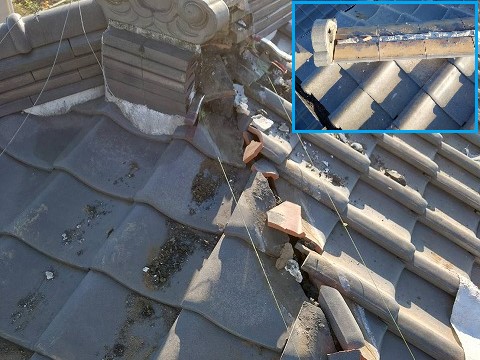 瓦修理でお住まいの安心を手にいてましょう♪