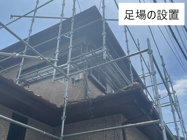 外装リフォーム　木部の塗装