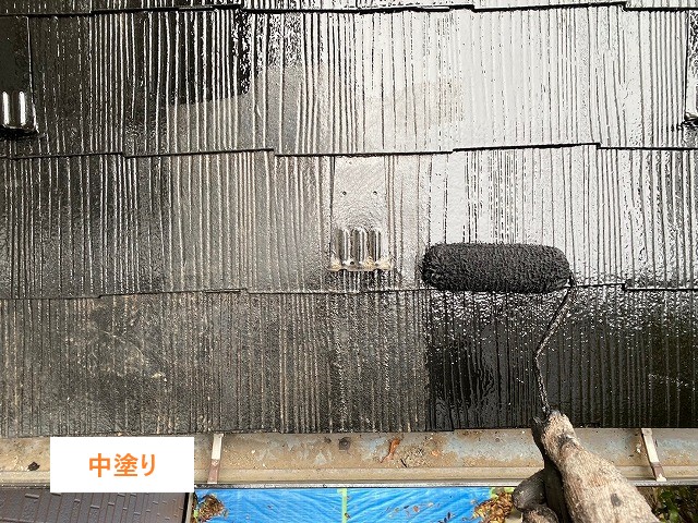 スレート屋根塗装を実施！築25年経過した屋根を蘇らせる✨