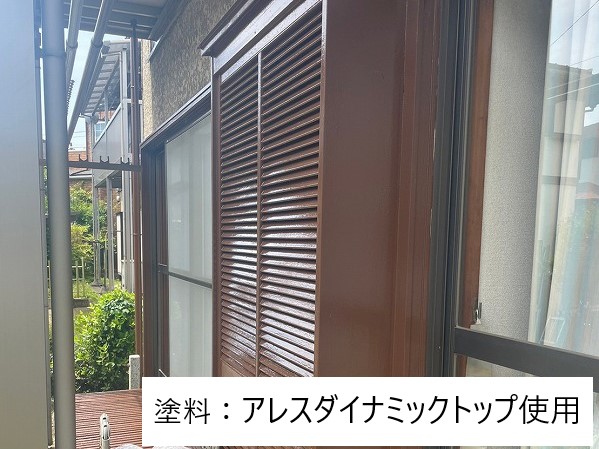 外装リフォーム　木部の塗装