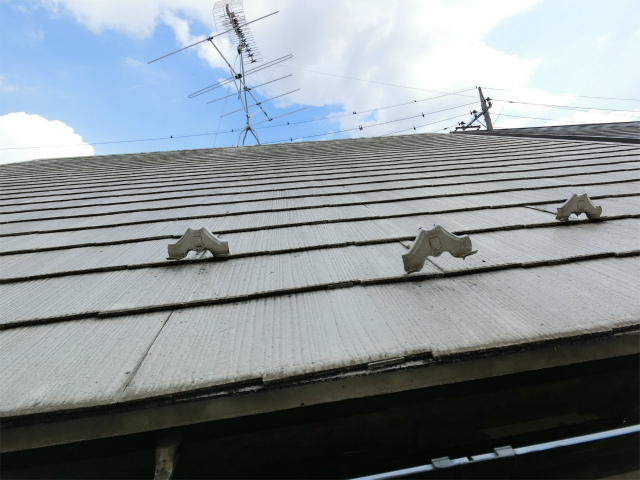 屋根雪止めの浮き