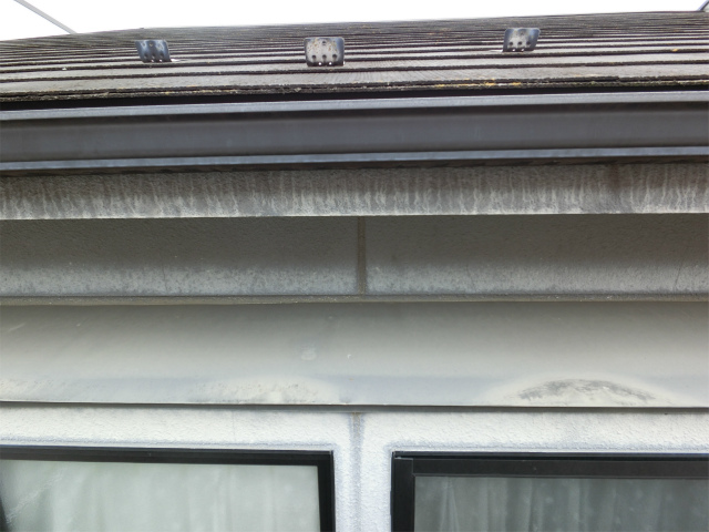 破風塗装剥がれ