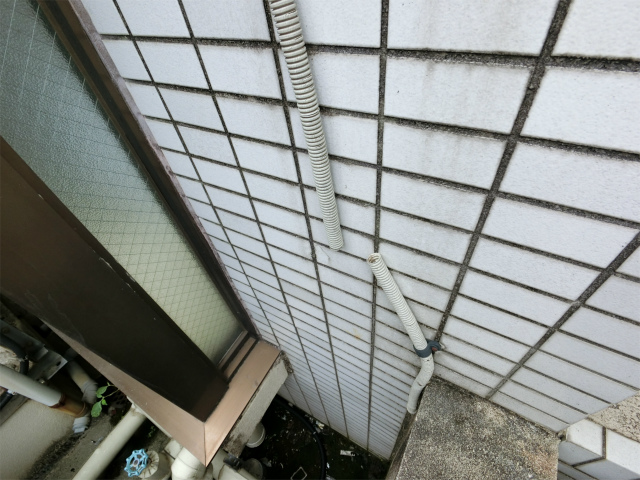 ドレンホースの外れ