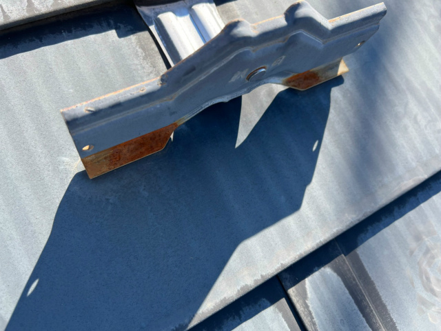 金属屋根のサビ