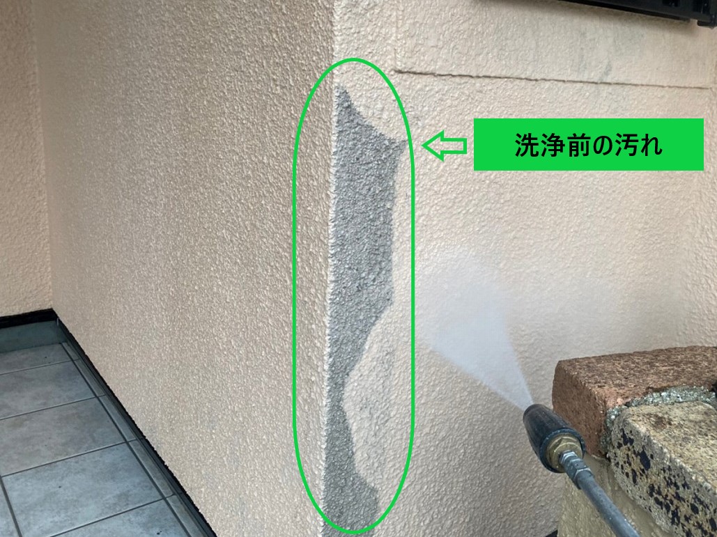 洗浄前の汚れ