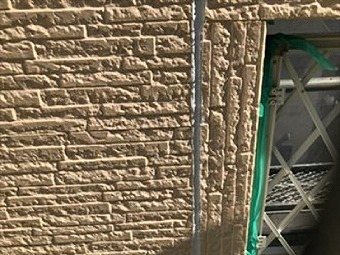 サイディングの目地　完成