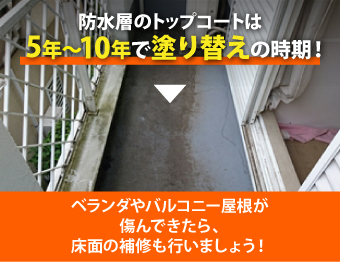 ベランダ防水工事！雨漏り対策の要をご紹介します♪