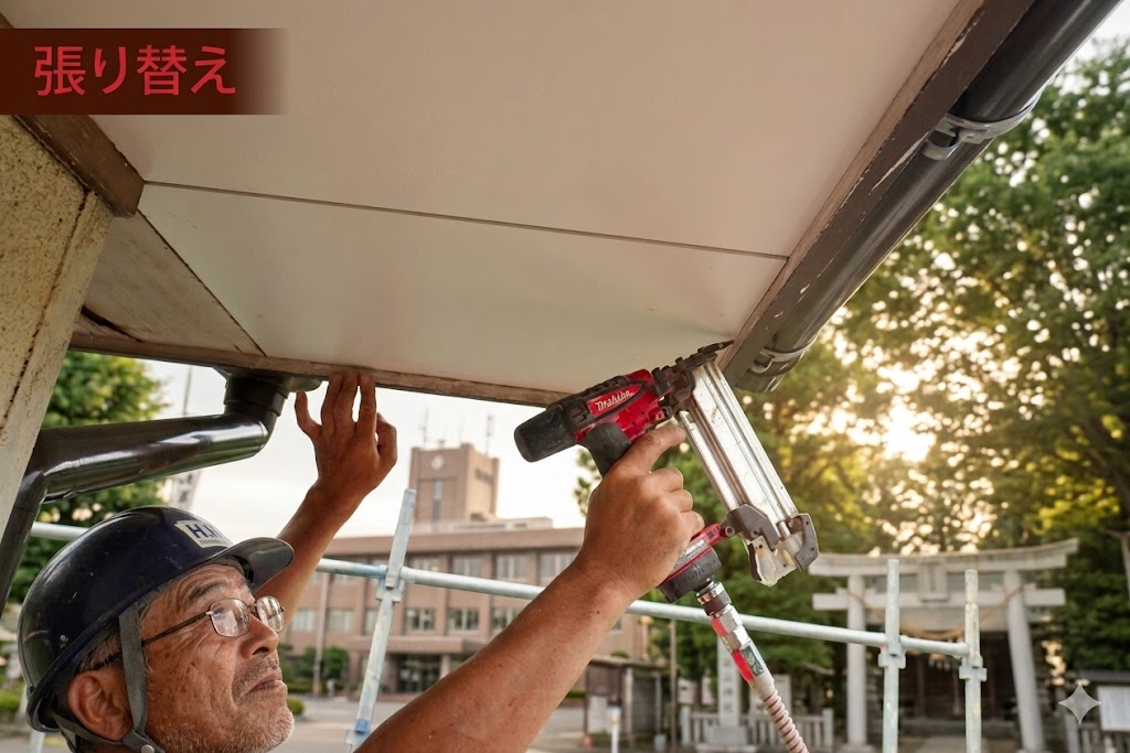 軒天工事　放置はNG！住宅の寿命に関わります！