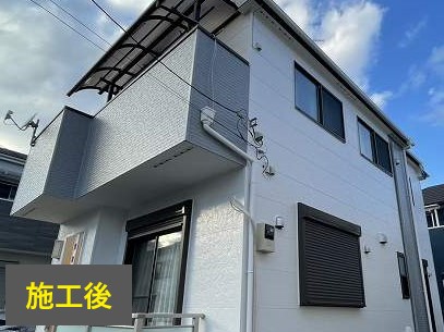 外壁メンテナンス　塗装で防水性アップ