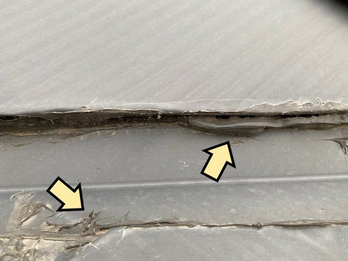 コーキングの悪い施工