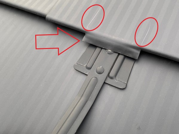 雪止めの設置？