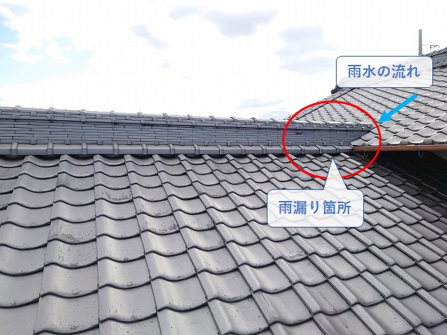 いぶし瓦の屋根