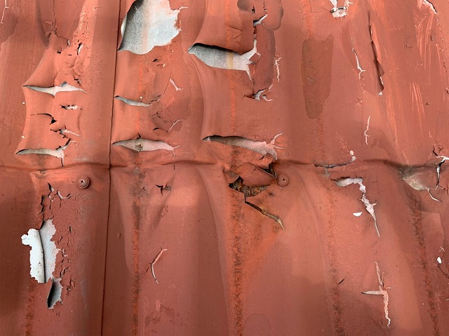 アバンテの屋根プログレの傷み