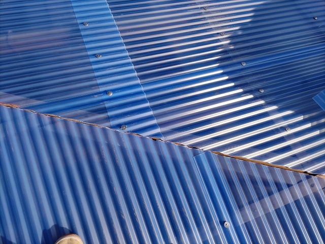 エスロン波板の屋根