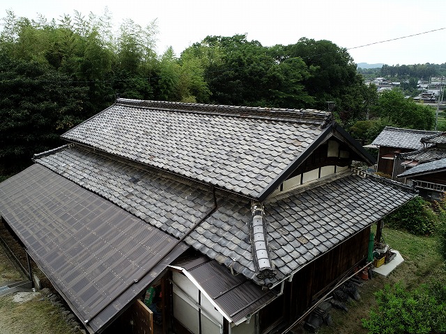屋根葺き替え施工前