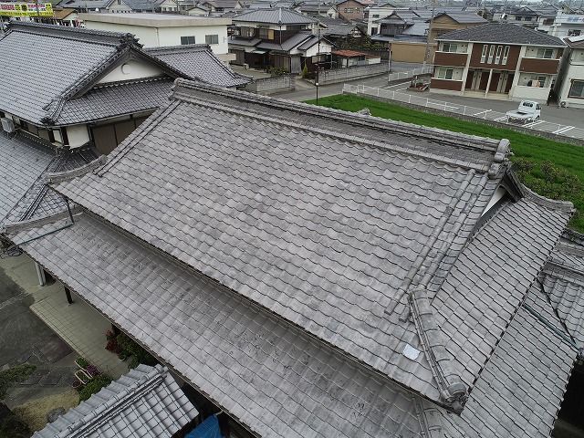 ドローン屋根調査