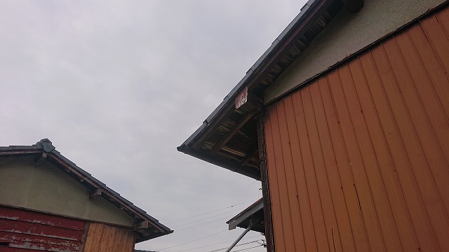 ケラバの野地板の腐食