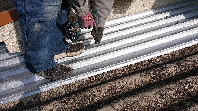 リフレアルーフの施工