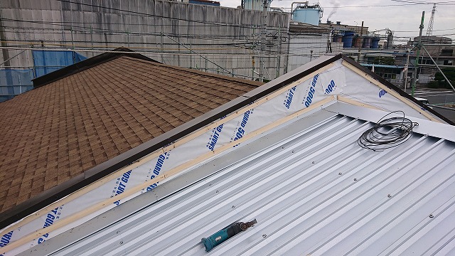 外壁材の木下地