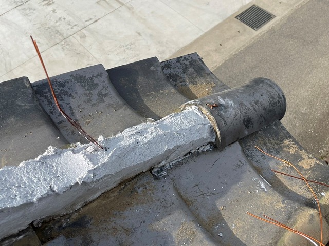 風切り丸　巴の施工