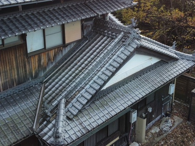 古民家サロン　屋根メンテナンス完了後