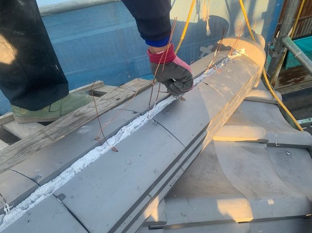 緊結されている熨斗