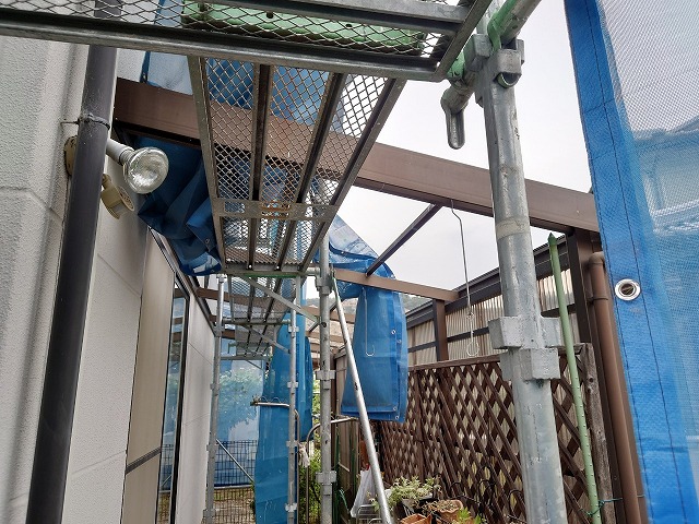 ビケ足場の組立て