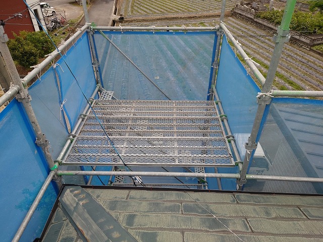 作業用の足場ステージ