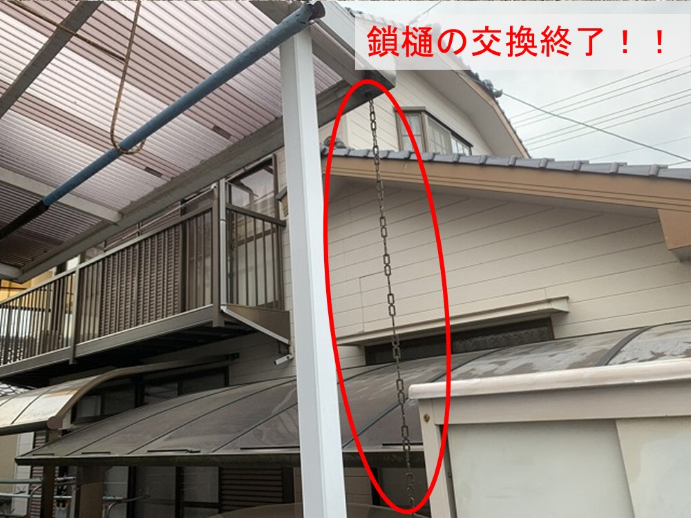 鎖樋の本来あるべき姿