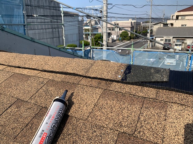 リッジウェイの換気棟の納まり