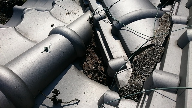 隅棟のトンネル部分