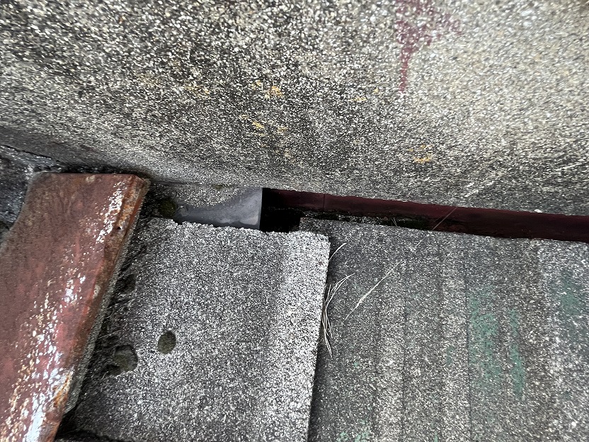 陸谷部分の写真