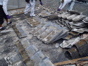 セキスイかわらU屋根葺き替え工事