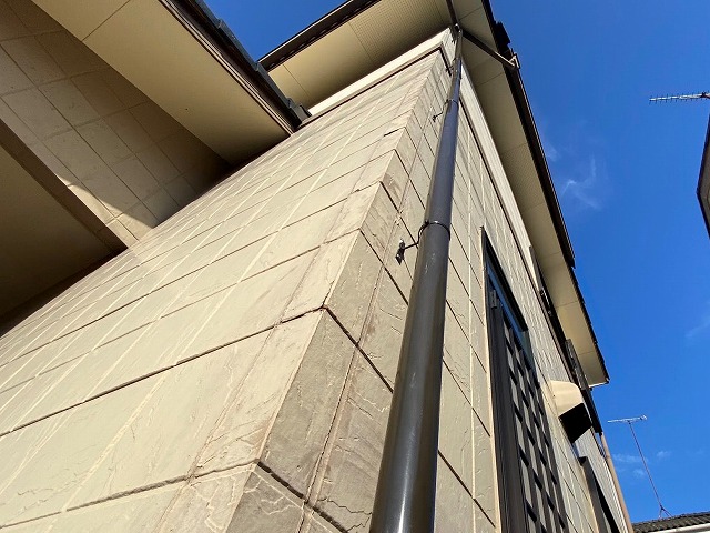 ひたちなか市で行った竪樋修理が完了