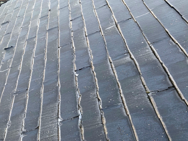 築20年目のコロニアル屋根材パミール