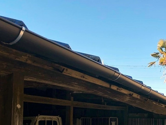 那珂市納屋軒樋交換施工後