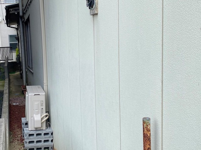 調査対象の屋根まで入る路地