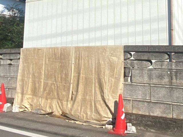 古河市のブロック塀外観