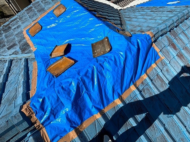 セメント瓦の雨漏りは葺き替えで解消