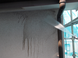 塗装前の高圧洗浄