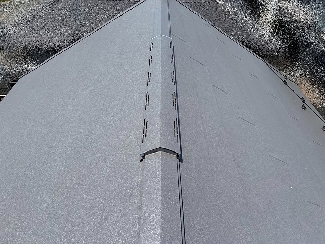 新しく設置された換気棟