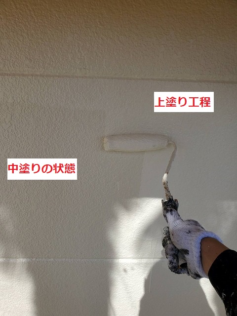 中塗り面と上塗り面を区別した画像
