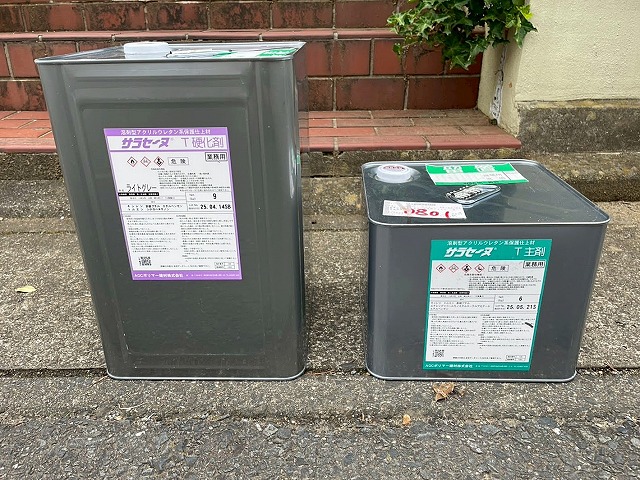 ウレタン防水のトップコートサラセーヌT