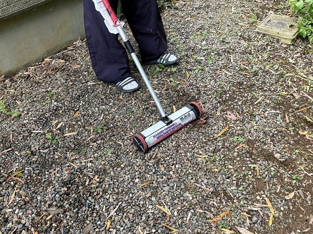 施工後の清掃も作業の一つ