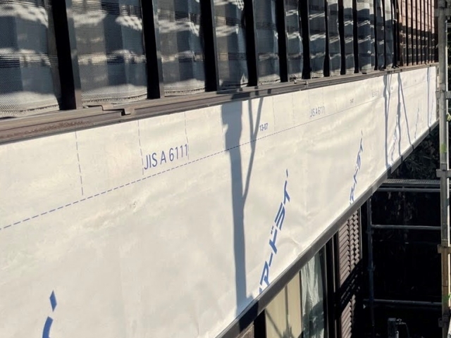 透湿シート施工