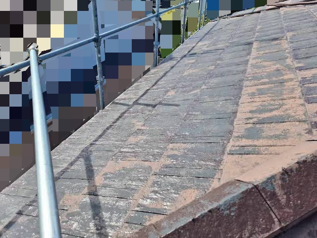 ひたちなか市　再塗装と出窓補修　施工前の写真